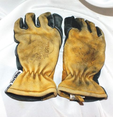 Shelby fdp big bull firefighter gloves size medium (g-15) for sale