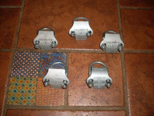 New Lot of 5 EMT 1&#034;  Right Angle Clamps Gedney / Appleton
