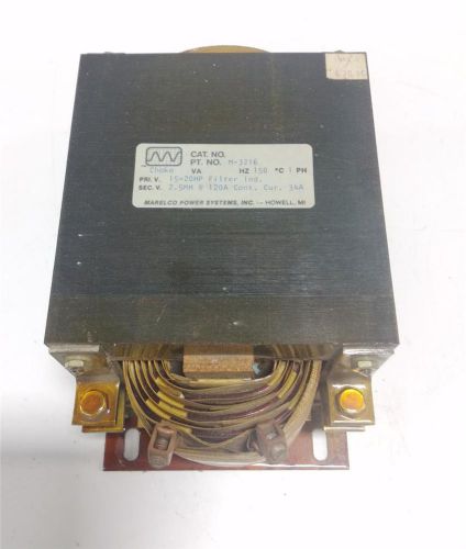 MARLECO POWER SYSTEMS TRANSFORMER M-3216