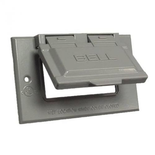 Hubbell weatherproof cover single gang gfci gray hubbell electrical products for sale