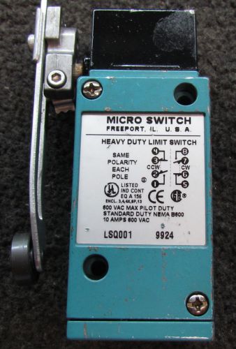 Heavy Duty Limit Switch LSQOO1 9924 Micro Switch