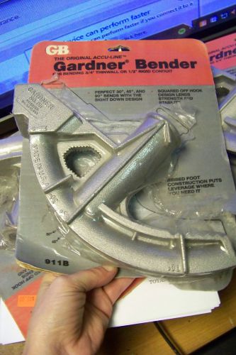 New gardner bender 911b 3/4-inch emt heat treated conduit bender for sale