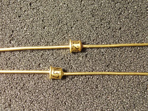 Qty 2: Genuine GE 1N3712 Tunnel Diode General Electric NOS Guaranteed Gold Leads