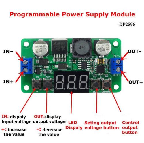 Lm2596 dc-dc 12v 5v 24v constant voltage step-down module power supply regulator for sale