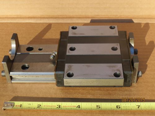 Thk  linear ball guide motion control hrw35 cass block w/ rail &amp; stops for sale