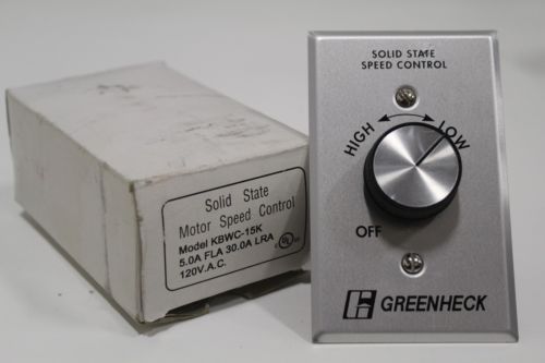 KB Electronics GreenHeck Solid State SS Motor Speed Control + Free Expedited S/H