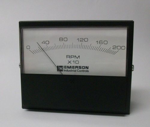 Emerson Industrial 0-2000RPM 5&#034; Speed Panel Meter 2450-9021