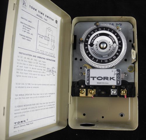 Tork Model 1101 Timer 40A 120VAC 60 Hz with free shipping!