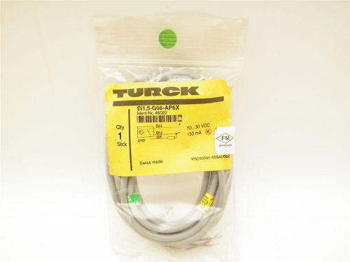 Turck Bi1,5-H08-AP6X Inductive Proximity Sensor 10...30VDC 150mA New Old Stock