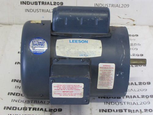 LEESON ELECTRIC MOTOR A6C17FC8C 3/4 HP 115 208-230 V 1725 RPM NEW