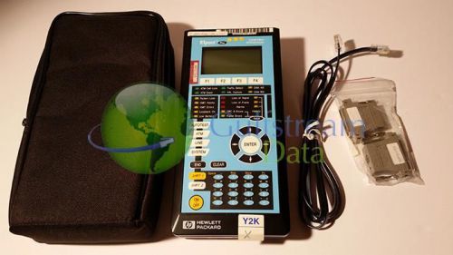 HP E6369A E1port Plus Handheld ATM Tester Analyzer Unit 2,048Mb/S With Cables