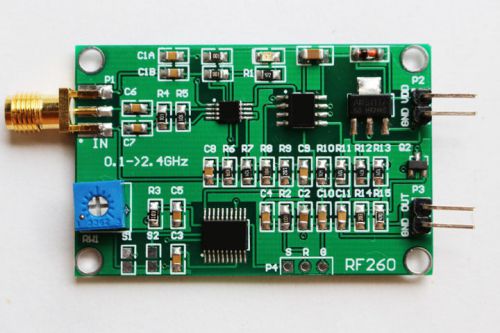 0.1 ~ 2.4 GHz RF power meter module,RF high frequency geophone detector