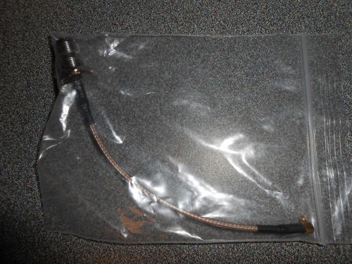 Rg316 13cm rf pigtail mmcx male plug pin 90°/rp*tnc bulkhead female cable qty/26 for sale