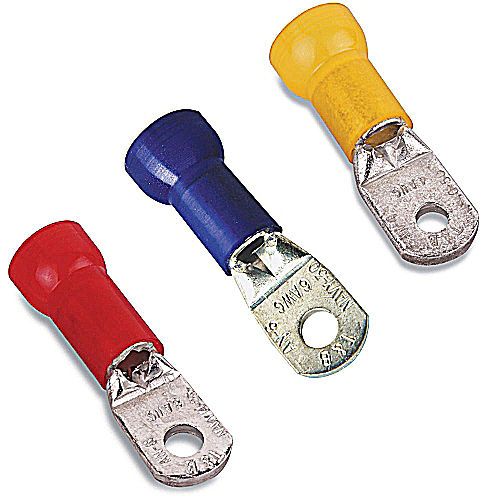 Ring Terminal - Insulated Nylon Ring Terminal For Wire Range 1/0 Stud Size 1/2