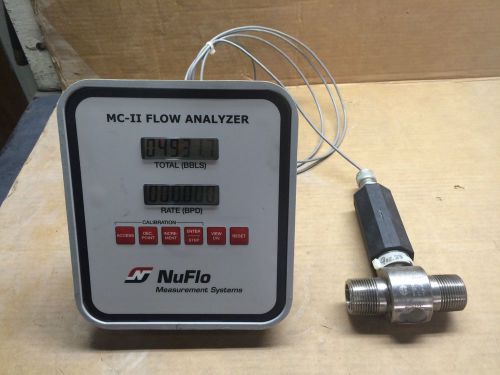 NuFlo MC-II Flow Analyzer With 1&#034; Flow Meter