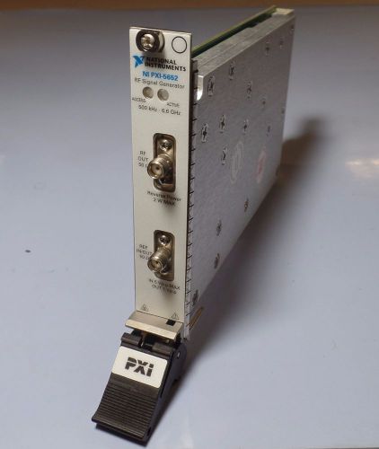 National instruments ni pxi-5652 6.6 ghz rf signal generators and cw source for sale
