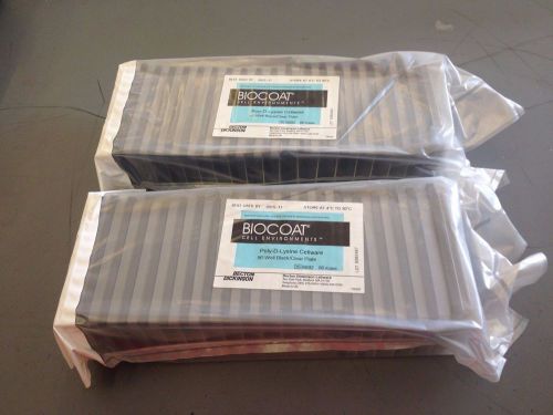 40 NEW BECTON DICKINSON BIOCOAT POLY-D LYSINE CELWARE 96 WELL PLATE 356692