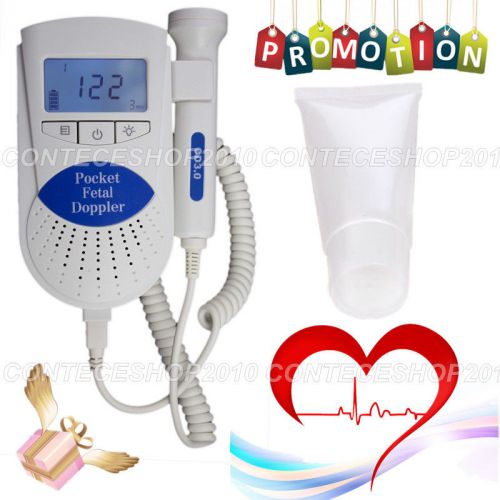 Fda ultrosonic baby heartbeat monitor sonoline b, 3m probe + gel, usa stock for sale