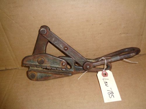 Klein 1611-20 Chicago Grip Cable Wire Puller 4500-lbs Max .20 - .40 Lev785