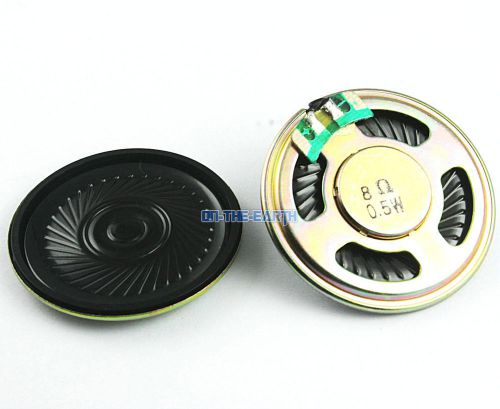15 Pcs 40mm 0.5W 8 ohm Round Audio Speaker Loudspeaker