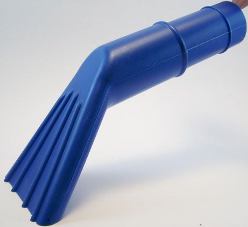 Vacuum cleaner claw nozzle attachment tool blue  2&#034;  car wash shop vac detail for sale