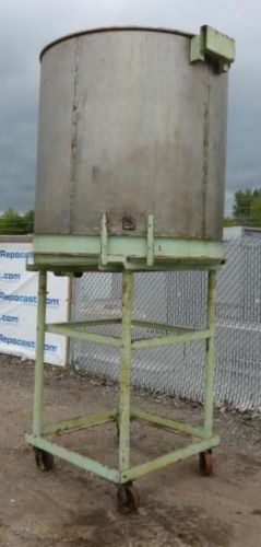 400 GALLON STAINLESS STEEL TANK  WITH 62&#034; CART STAND NO LEAKS CAN BE DELIVERED