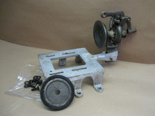Vtg Industrial Sewing Machine Motor Mount &amp; Working Clutch Wilcox Gibbs Singer &amp;