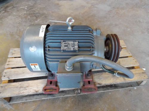 Siemens 20 hp motor 1750 rpm, 220-230/440-460 volt, 3 ph, frame 256t (used) for sale