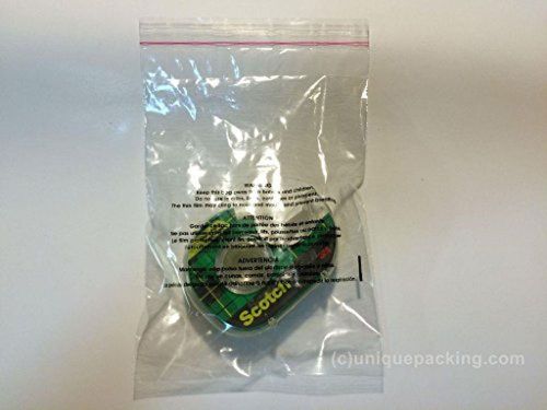 100 Pcs 6x9 Clear Self-seal 1.6 Mil Poly Bags with Suffocation Warning