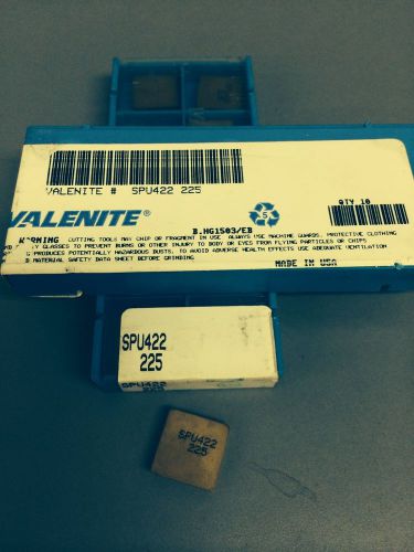 Valenite SPU 422 225 (Lot of 10 Inserts)