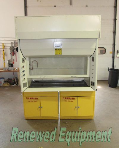 Kewaunee chemical fume hood 6&#039; with base cabinets &amp; sink #4 for sale