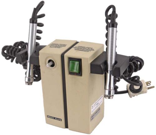 Welch allyn 74710 medical lab opthalmoscope otoscope wall transformer no heads for sale