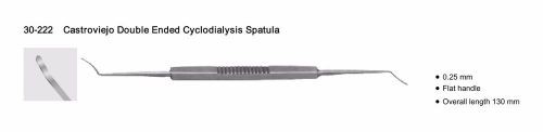 O3126 Castroveijo Dbl Cyclodialysis Spatuales 0.25mm Ophthalmic Instrument