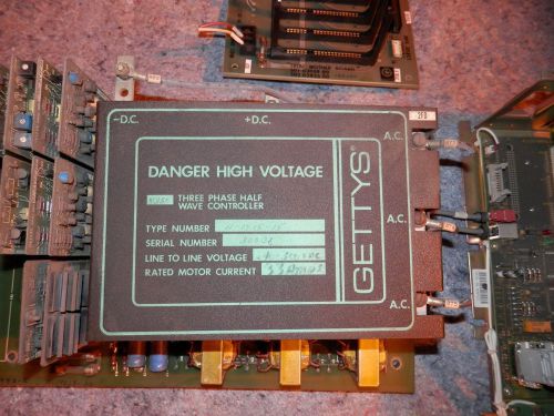 Gettys/ Giddings &amp; Lewis 11-1015-15  HalfWave Controller 3PH EXCELLENT CONDITION