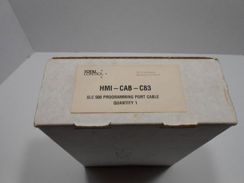 TOTAL CONTROL  HMI-CAB-C83 SLC 500 PROGRAMMING PORT CABLE
