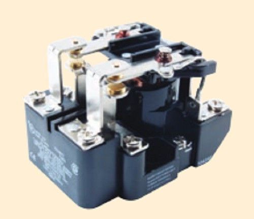 Heavy duty 30 amp 24 vac dpdt open frame relay - nte r04-11a30-24 for sale