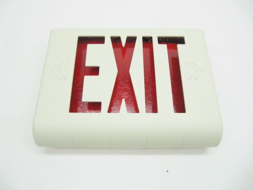 NIB Hubbell PUARW-I1 Red Incandescent Exit Sign AC Only