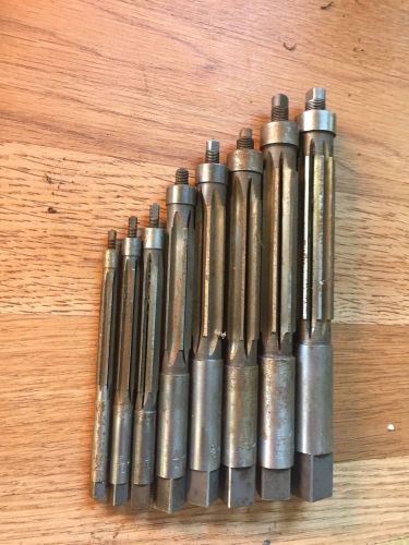 LOT OF 8 Cleveland Tool ADJUSTABLE EXPANSION REAMERS 1/4&#034;-3/4&#034;