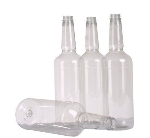 Long Neck Quart Plastic Bottles