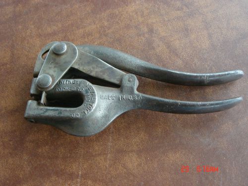 Rw roper whitney 5-2 jr hand punch sheet metal tool machinist hvac fab shop #2 for sale
