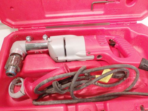 Milwaukee 1107-1 Electric Corded 1/2&#034; Right Angle Drill, No Reserve