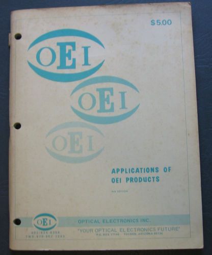 1974 OEI OP AMP APPLICATIONS BOOK- CIRCUIT DESIGNS -THEORY