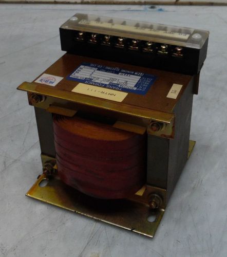 Nunome 300 va 1 phase industrial control transformer, nmtr-111, used, warranty for sale
