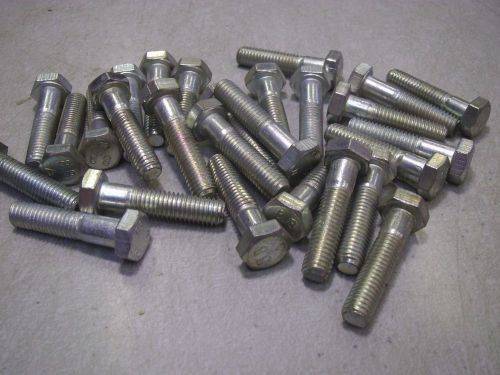 Hex cap screw m8-1.25x35mm class 8.8 zinc qty 27 #58682 for sale