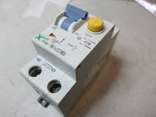 MOELLER -- X POLE -- RCBO -- 16amps C16 PKNM-16/1N/C/003 -- Excelnt Cond