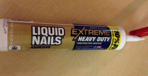 Lot of Three (3 tubes) liquid Nails Extreme Heavy Duty Adhesive 10oz LN-907