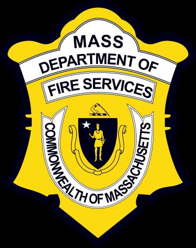 Massachusetts Fire Academy Gold Badge CSA Graphics Decals