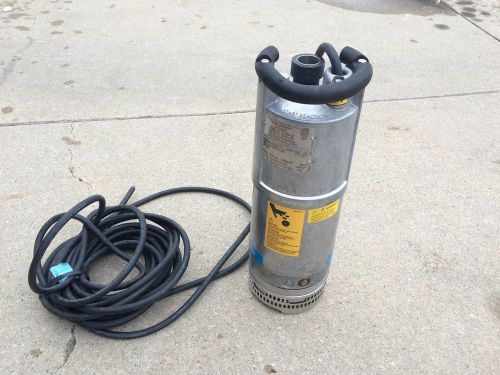 Flygt 2610 submersible pump 2&#034; New 460V 2610.170 dewatering