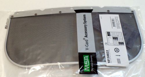 Msa 10158822 mesh safety visor/face gaurd, v-gard, new in package for sale