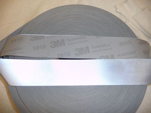 3M 9910 Silver Industrial Material-High Visibility Reflective Sew On Tape/Fabric